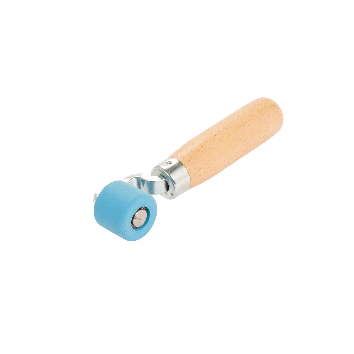Andrückrolle 28 mm aus PTFE einarmig blau