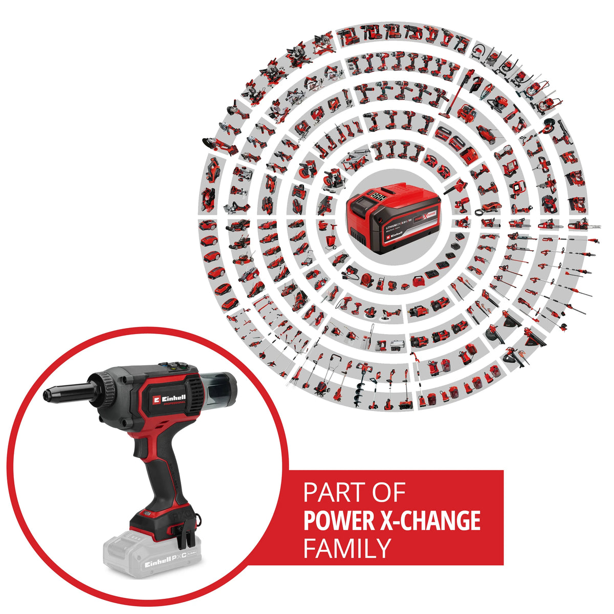 EINHELL PRO Akku-Nietpistole TP-RG 18/30 Li BL - Solo