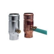 Zink Regenwassersammler 87 mm mit Schlauchgarnitur