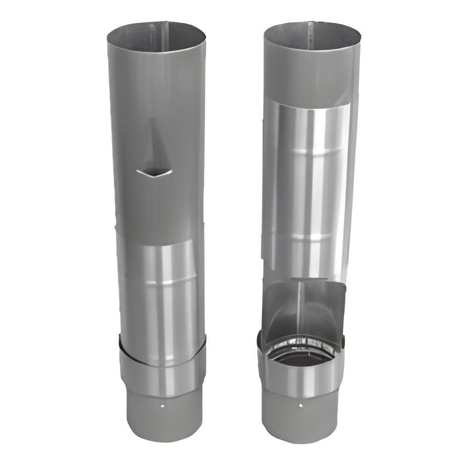 Kupfer Laubfangvorrichtung 87 mm mit Edelstahllaubsieb
