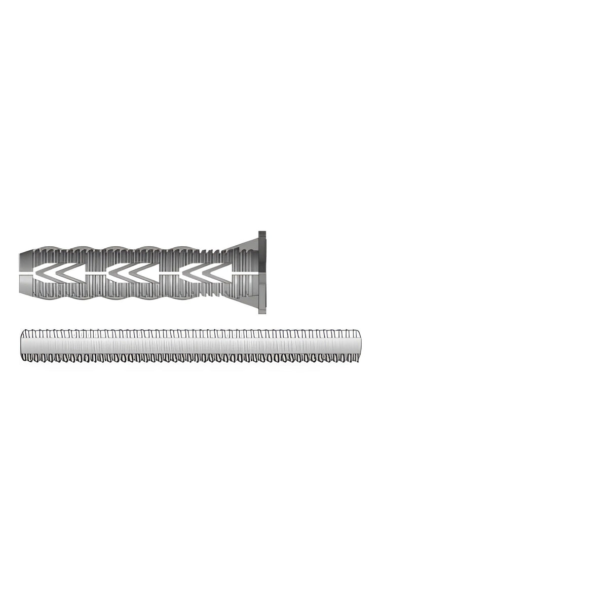 DREHFIX Schnellmontagedübel für die Rohrschellenmontage M10 x 150 mm für Beton und feste Werkstoffe