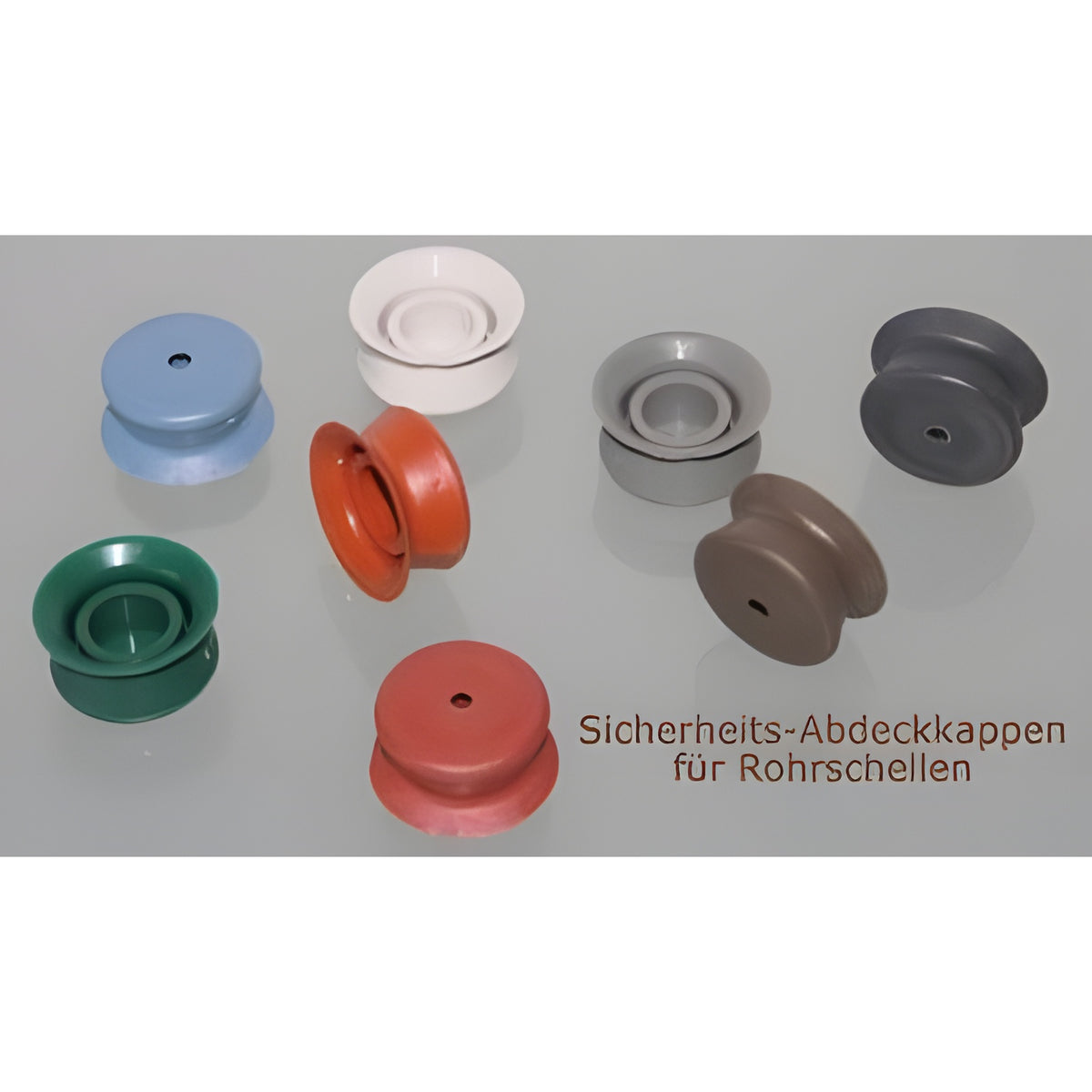 Sicherheits-Abdeckkappe weiß